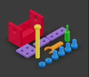 Little Builder Screw & Bolt Toolbox
