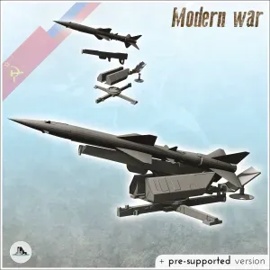 S-75 Dvina SA-2 Guideline SAM air defence missile system - m