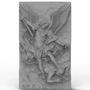 Archangel Michael and the Devil