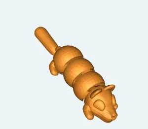 Ferret cute Articulated Flexi toy