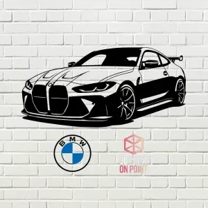 BMW M4 GT - 2D WALL ART
