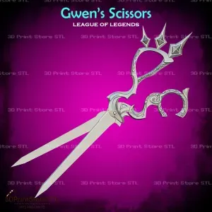 Gwens Scissors Cosplay League of Legends - STL File