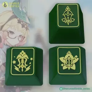 Genshin Impact Emilie Keycaps – OEM Profile STL File