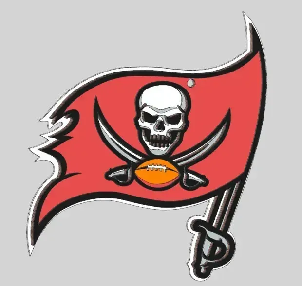 Tampa Bay Buccaneers. Designed in layers to enable color printing. — Фото 2 из 6