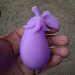 Squishy Eggplant Mold