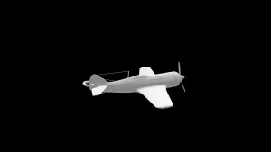 Airplane keychain
