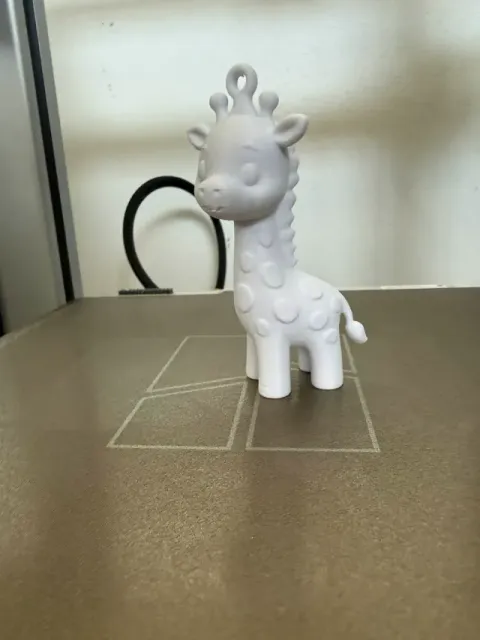 Cute Giraffe Keychain – Kawaii Animal Keyring 3D Print Model — Фото 7 из 7