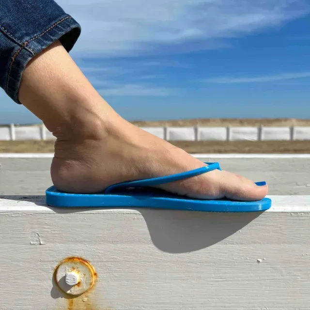 Print-in-place support free FLIP FLOPS — Фото 5 из 9