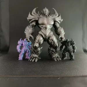 DnD Adamantine Golem – Epic Fantasy RPG Miniature