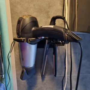 Hair Dryer and Straightener Wall Mount