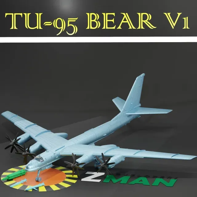 Tu-95 bear (4 asp inside)