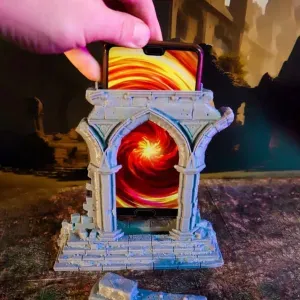 Portal phone stand