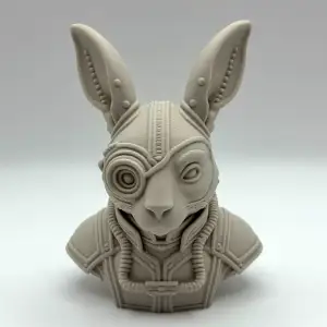 Steampunk Rabbit Bust
