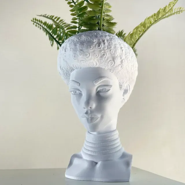 AFRO GIRL PLANTER/ NO SUPPORTS-NO RAFTS — Фото 7 из 9