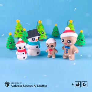 Xmas Flexi Pack (Snowman, Gingerbread Man, Xmas Tree), Chris