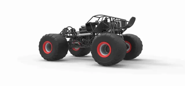 Monster truck base Version 2 Scale 1:25 — Фото 8 из 9