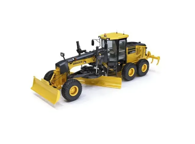 Realistic Motor Grader Heavy Construction Vehicle — Image 2 of 4