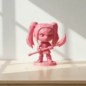 Kpop Demon Hunters - Mia Low Poly