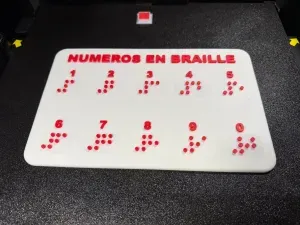BRAILLE NUMBERS