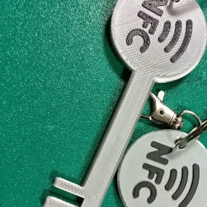 NFC Tag - Round - Mortice - 75mm Long