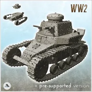 T-18 MS-1 (FT-17) Russia USSR WW2 Flames of War Bolt Action