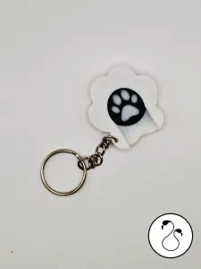 Paw Print Cart Token Fob – Single & Dual Color Profiles