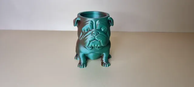 Bulldog Plant Pot-Planter