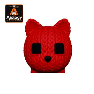 Knitted Cute Cat – STL & 3MF Files for 3D Printing