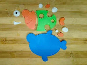 Bubbles the Cheeky Catch 🐟 & Sweet Treat Magnets 🍦🍰