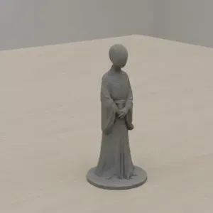 Tall Monk Figurine