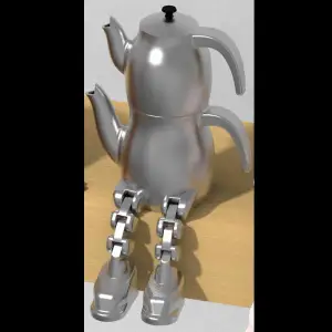 Tea Man – Funny Sitting Cup STL Model 3D Print
