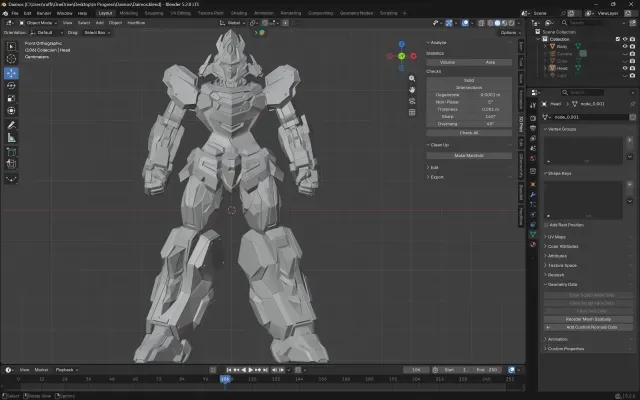 GENERAL Daimos – Modernized Mecha / Sci-Fi Action Statue 3D — Фото 2 из 5