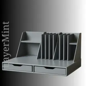 Modern Desktop Organizer with Drawers