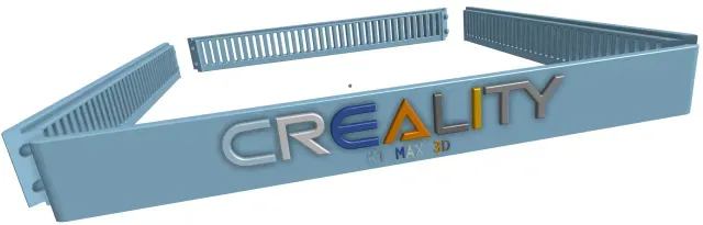 Creality K1 Max 3D - Vented Lid Riser (45mm) — Image 2 of 6