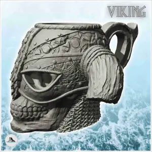 Viking Skull mug (27) - beer can holder