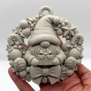 Present Gnome Wreath