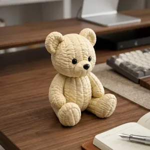 KNITTED CUSHION TEDDY! 🧸🧶