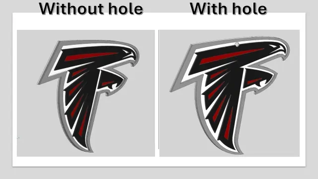 Atlanta Falcons. Designed in layers to enable color printing. — Фото 2 из 4