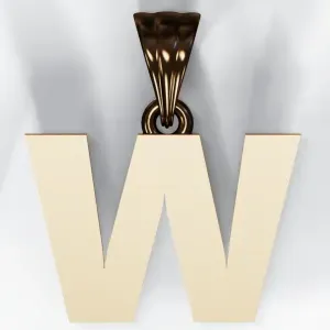W pendants and earring
