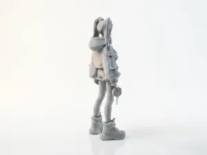 Gamer Girl Figurine Female Character 3D Printable