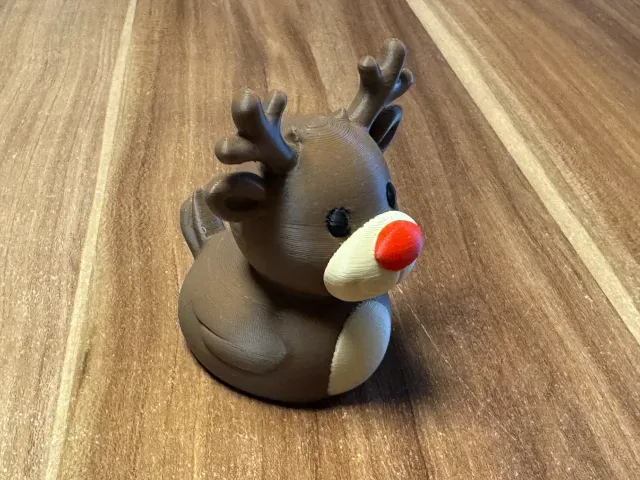 Duck the red-nosed reindeer — Image 2 of 5