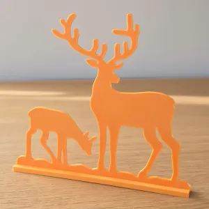 Rehe Wild Weidmannsheil Dekoration Aufsteller