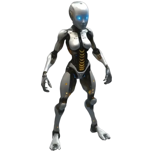 Futuristic Female Android Figurines Collection — Фото 6 из 9
