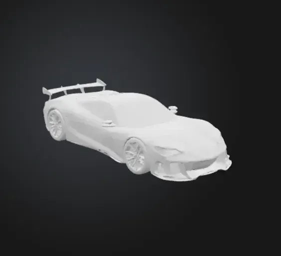 Corvette inspired concept car — Image 2 of 3