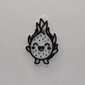 Cute Pitaya Keychain