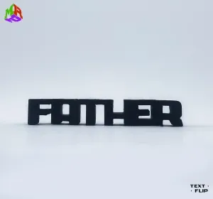 Text Flip - Father