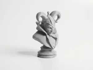 Joker Chess King Bust DC Comics 3D Printable