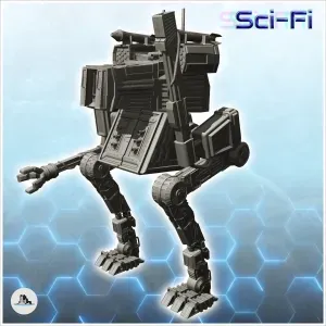 Phydon combat robot (12) - miniatures warhammer mini RPG sce