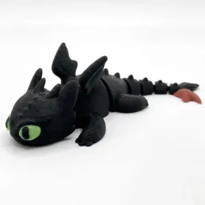 TOOTHLESS keychain Print In Place No assembly