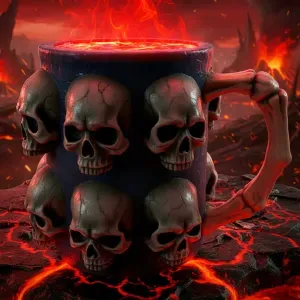MUG WITH SKULLS - VERSION 2